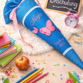 Schultüte 3D Schmetterlinge