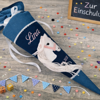 Schultüte 3D Pferd mit Wollmähne