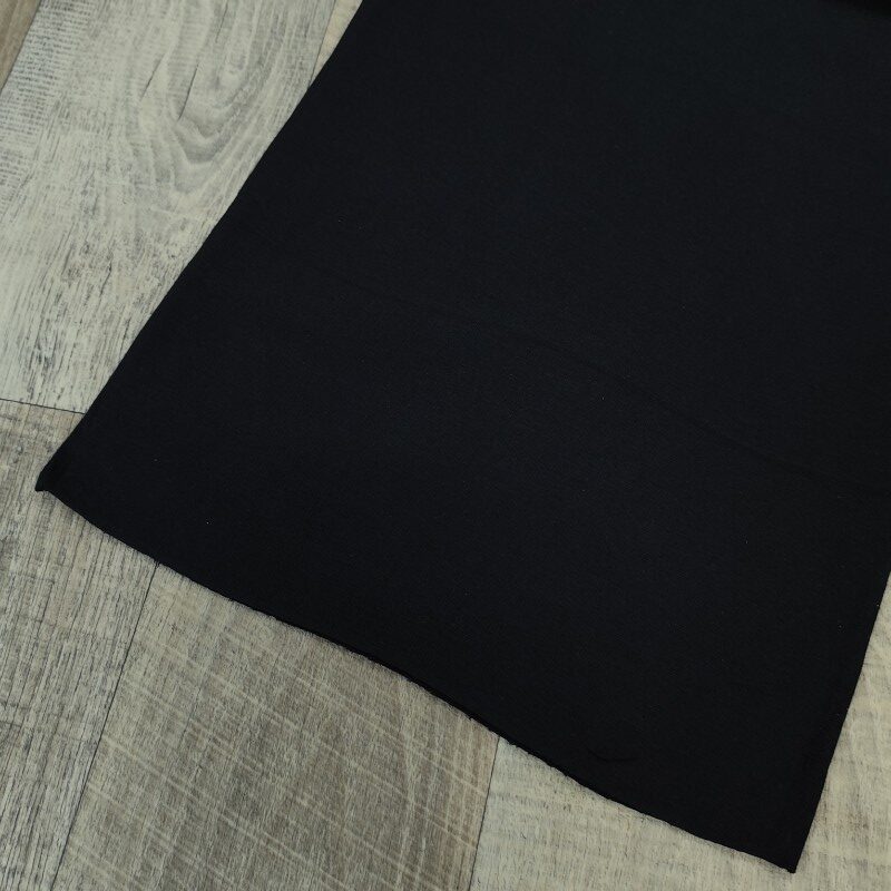 Feinrippbündchen Schwarz 1 Bündchen schwarz